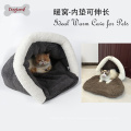 Venta caliente de alta calidad Warm Pet Cave casas de lujo de gato